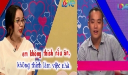 'Em không thích nấu ăn, làm việc nhà' và màn đối đáp gây sốc trong 'Bạn muốn hẹn hò'