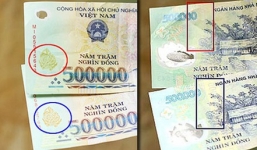 In hàng trăm tờ tiền giả mệnh giá 500.000 rồi tiêu thụ