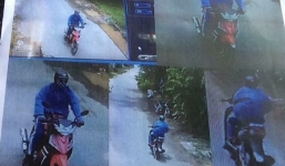 Phát hiện xe máy nghi của thanh niên cướp ngân hàng giấu trong rừng