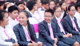 Cận cảnh lễ khai giảng của ngôi trường có học phí nửa tỷ đồng 1 năm ở Việt Nam