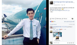 Vì quá đẹp trai, “hot boy hàng không” hãng Vietnam Airlines bỗng nhiên nổi tiếng sau 1 đêm