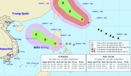 Bão Talim giật cấp 15 áp sát TQ, áp thấp nhiệt đới đang tiến vào biển Đông