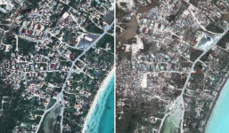 Sốc với sức hủy diệt của siêu bão Irma qua ảnh vệ tinh