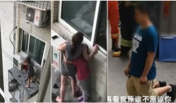 Phát hiện chồng sống với bồ, vợ lôi con nhảy lầu tự tử