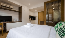 Có một studio nhỏ xinh, thanh lịch nằm ngay giữa trung tâm Sài Gòn