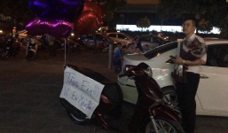 Chàng soái ca tặng vợ xe SH ở Hà Nội gây xôn xao