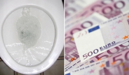 Xôn xao việc ngân hàng bị tắc nhà vệ sinh do 2,7 tỷ đồng tiền mặt vứt xuống