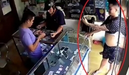 Hà Nội: Nam thanh niên giả vờ mua điện thoại rồi cầm iPhone chạy mất