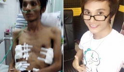 Phổi bị hủy hoại 95\% chỉ còn da bọc xương, sau 3 năm chàng ca sĩ thay đổi đến bất ngờ