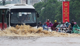 Chiều nay Hà Nội có thể mưa lớn giờ tan tầm, nhiều phố nguy cơ ngập