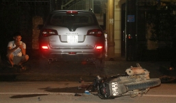 Va chạm xe ô tô Bí thư huyện, 2 thanh niên trọng thương