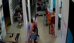 Nhóm thanh niên hỗn chiến trong bệnh viện, đánh luôn tài xế xe cứu thương