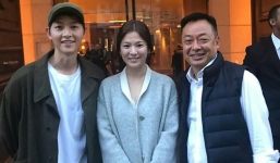 Song Joong Ki và Song Hye Kyo cùng để mặt mộc, chụp hình tình tứ tại Paris như đôi vợ chồng son