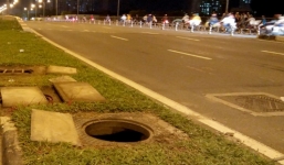 Phát hiện thi thể người đàn ông biến dạng dưới cống ngầm