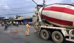 Đôi nam nữ bị xe bồn cán thương vong