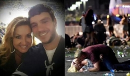 Bức hình ám ảnh vụ xả súng Las Vegas: Người chồng hy sinh thân mình che cho vợ khỏi cơn mưa đạn