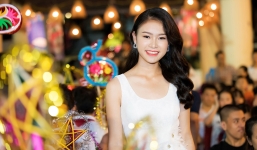 Người đẹp học giỏi nhất Hoa hậu Việt Nam hóa chị Hằng đêm Trung Thu