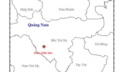 Xuất hiện động đất 2,8 độ Richter ở Bắc Trà My