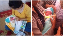 Nam Định: Bé sơ sinh còn nguyên dây rốn bị bỏ rơi trước cổng nhà dân