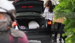 Đặng Thu Thảo xuất hiện chớp nhoáng, không gian tổ chức lễ cưới đang trong giai đoạn hoàn tất