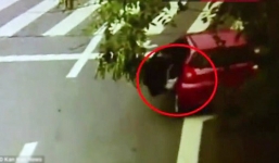 Bé 2 tuổi ngã văng xuống đường vì mẹ quên khóa cửa ôtô