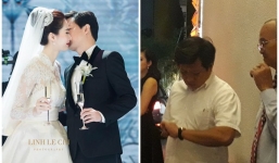 Ông Đoàn Ngọc Hải dự lễ cưới của Hoa hậu Đặng Thu Thảo