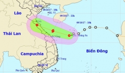  Áp thấp nhiệt đới chậm lại, đổi hướng có khả năng mạnh lên thành bão