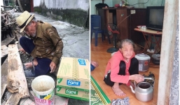 Cảm động cụ ông 81 tuổi suốt 15 năm còng lưng nhổ đinh trên công trường kiếm tiền nuôi vợ bệnh