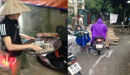 Mưa lớn gây ngập cầu treo, người dân Hà Nam tự lập đường gỗ rồi treo bảng thu tiền