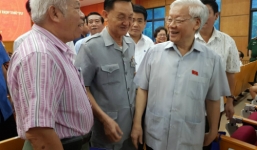 Tổng Bí thư tiếp xúc cử tri quận Ba Đình, Tây Hồ