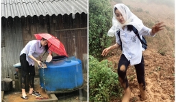 Đường sạt lở, Hoa hậu Đỗ Mỹ Linh vẫn bị cô lập trên bản tại Yên Bái