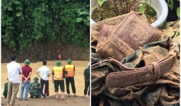 Thanh Hóa: Tìm thấy quân phục và ví tiền của chiến sỹ Biên phòng bị lũ cuốn trôi