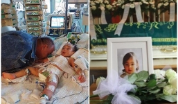 Giây phút cuối ám ảnh của người bố bên cạnh con gái 2 tuổi bị mẹ đẻ bạo hành đến chết