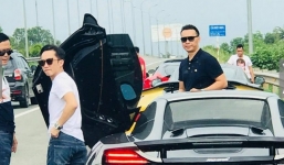 Cường Đô la cùng dàn siêu xe 'đại náo' trên phố