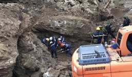 Nổ mìn phá đá, tìm thêm được 2 thi thể vụ sạt lở vùi lấp 18 người ở Hòa Bình