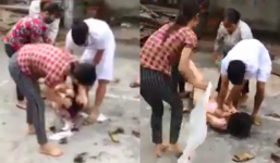 Bị giật chồng, cô gái dùng nước sôi dội vào người tình địch