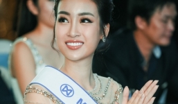 Hoa hậu Đỗ Mỹ Linh rạng rỡ trước ngày lên đường thi Miss World