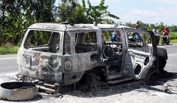 Vụ ô tô chở giám đốc bị đốt: Manh mối từ sự bất thường của tay tài xế