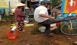 Thông tin mới nhất vụ trưởng công an đá bay thau cá của dân