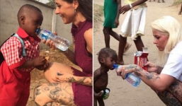 Bất ngờ với hình ảnh cậu bé châu Phi gầy trơ xương bị bỏ rơi sau 1 năm