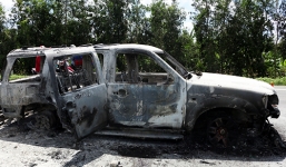 Vụ đốt ôtô chở giám đốc: Phóng hỏa thiêu chết nạn nhân để bịt đầu mối