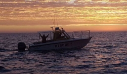 May mắn sống sót khi bơi cùng cá mập hàng cây số