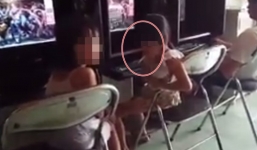 Báo động bé gái tiểu học hút thuốc phì phèo như người lớn trong quán net
