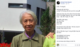 Đạo diễn Nguyễn Quang Dũng đăng tin khẩn nhờ hỗ trợ tìm kiếm mẹ ruột 80 tuổi đi lạc