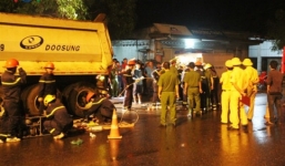 Giải cứu tài xế tử vong bị mắc kẹt trong ca bin