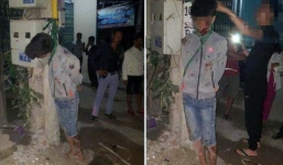 'Cẩu tặc' bị dân đánh, treo lên cột điện: Gia đình không đến nhận con