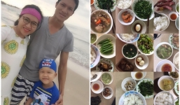 Anh chồng 'nhà người ta' ngày nấu cơm ở cữ đủ trăm món, đêm dỗ con để vợ yên giấc