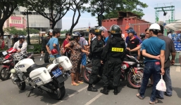 Nhân chứng kể vụ cảnh sát cơ động “lên gối” vào bụng học sinh ở Sài Gòn