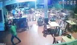 Truy bắt 2 đối tượng bịt mặt, cầm kiếm chém chủ quán massage