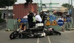 Xôn xao clip người mặc đồ cảnh sát cơ động đánh thiếu niên giữa đường